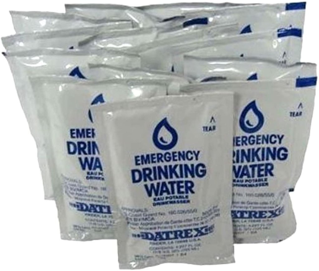 Datrex Emergency water for emergency food kits