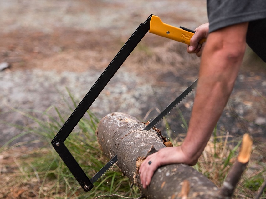 Boreal24 Folding Bow Saw In Action